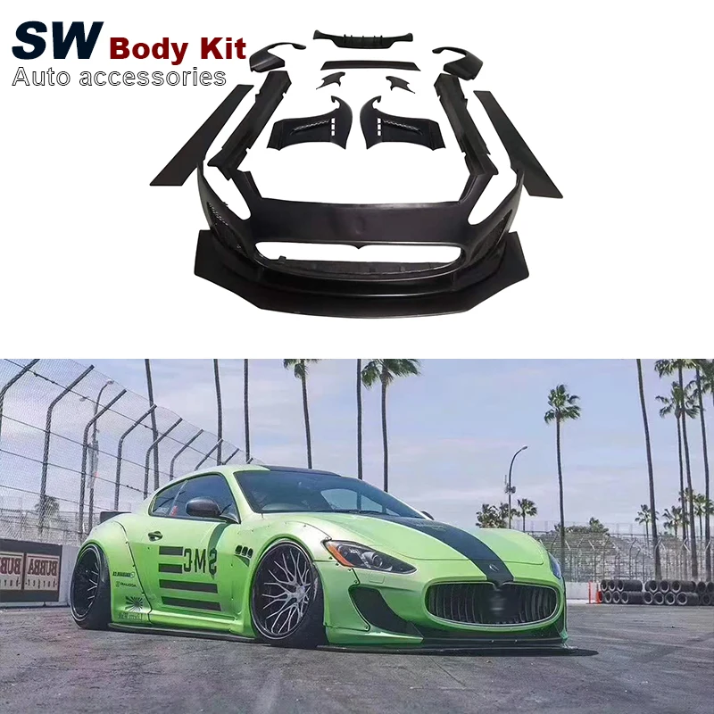 Lb Wide Body Kit Per Maserati Gt Gts Granturismo Tuning Upgrade Paraurti Anteriore Minigonne Laterali Parafanghi Spoiler Diffusore Posteriore