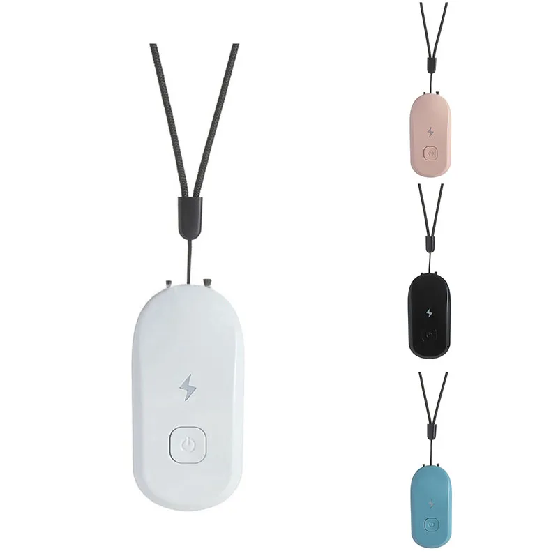 

AD-Air Purifier Ionizer Necklace Negative Ion Air Purify Personal Hanging Air Freshener For Adults Kids