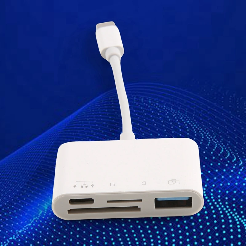 Type-C Interface Card Reader Four-In-One Four-Port Reading Multi-Function Mobile Phone Computer Universal Card Reader, Durable