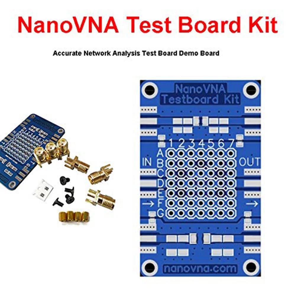 NanoVNA Vector Network Analyzer Test Board Kit for NanoVNA Network Analysis Test Board Demo