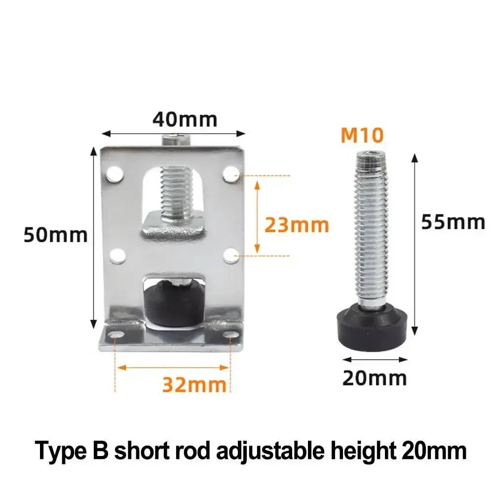 Adjustable Leveling Feet Heavy Duty Height Adjuster Furniture Leveler Foot Leveler Legs For Cabinet Table Workbench furniture feet levelers