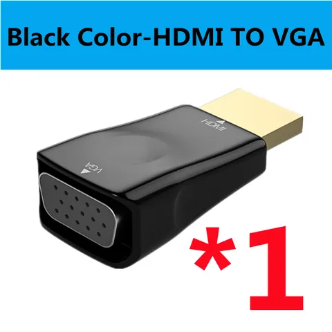 PCS HD 1080P HDMI-Compatible To VGA Adapter VGA Output PC Converter Connector Laptop Set-Top Box Game Console Gadgets
