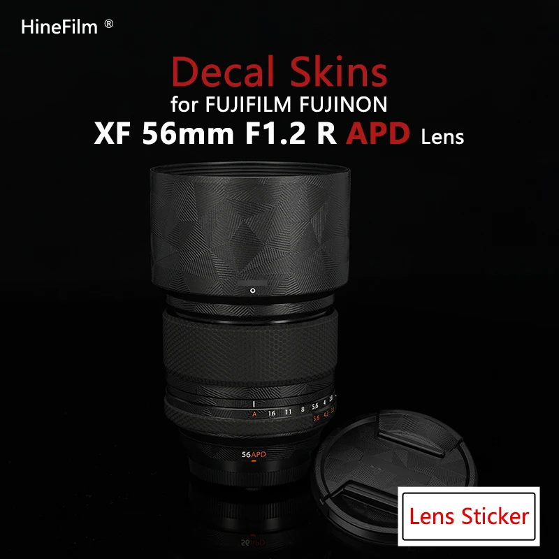 

Fuji XF56 F1.2 R APD Lens Decal Skin Wrap Film for FUJIFILM Fujinon XF 56mm f/1.2 R APD Lens Sticker Protector Cover Wrap