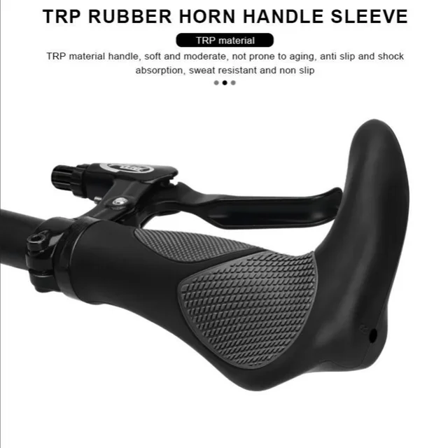 GUIDON,Black--Poignées de guidon en mousse souple, 1 paire, pour vélo