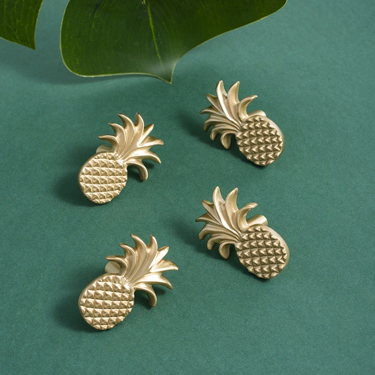 Description Picture 5 of itemKEDLO European Luxury Pineapple Solid Brass Knob Kitchen Cabinet Furniture Hardware Cute Children's Room Drawer Pull Handle