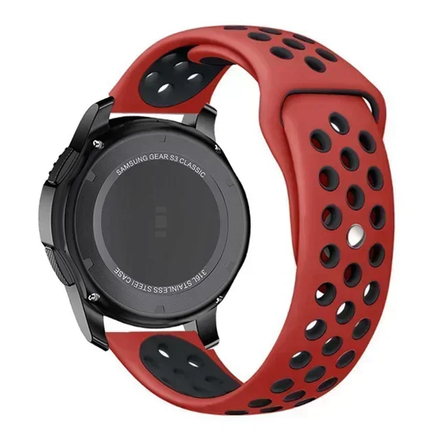 Stylish 22mm Silicone Watch Strap - Versatile Design