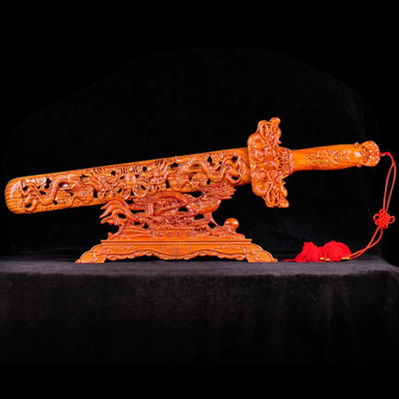Traditional Chinese Peach Wood Sword, Drive Out Evil Spirits