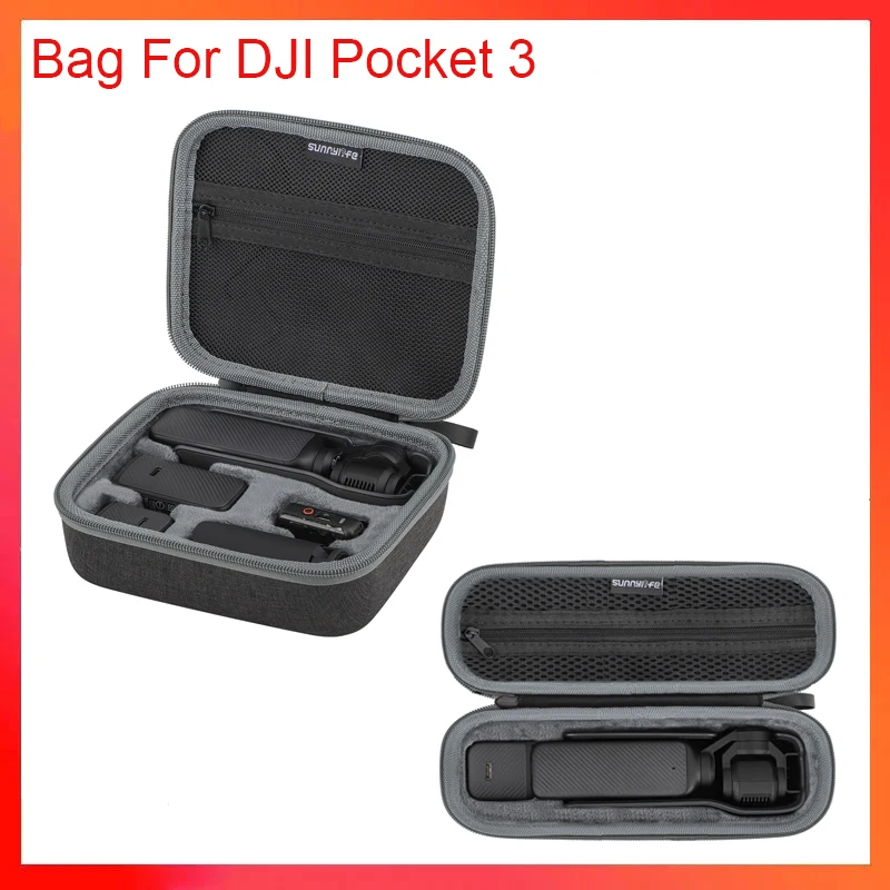 Mini Borsa Da Trasporto Per Dji Pocket 3 Creator Combo Custodia Portatile Scatola Di Smorzamento Protezione Da Viaggio Accessorio Cardanico Portatile