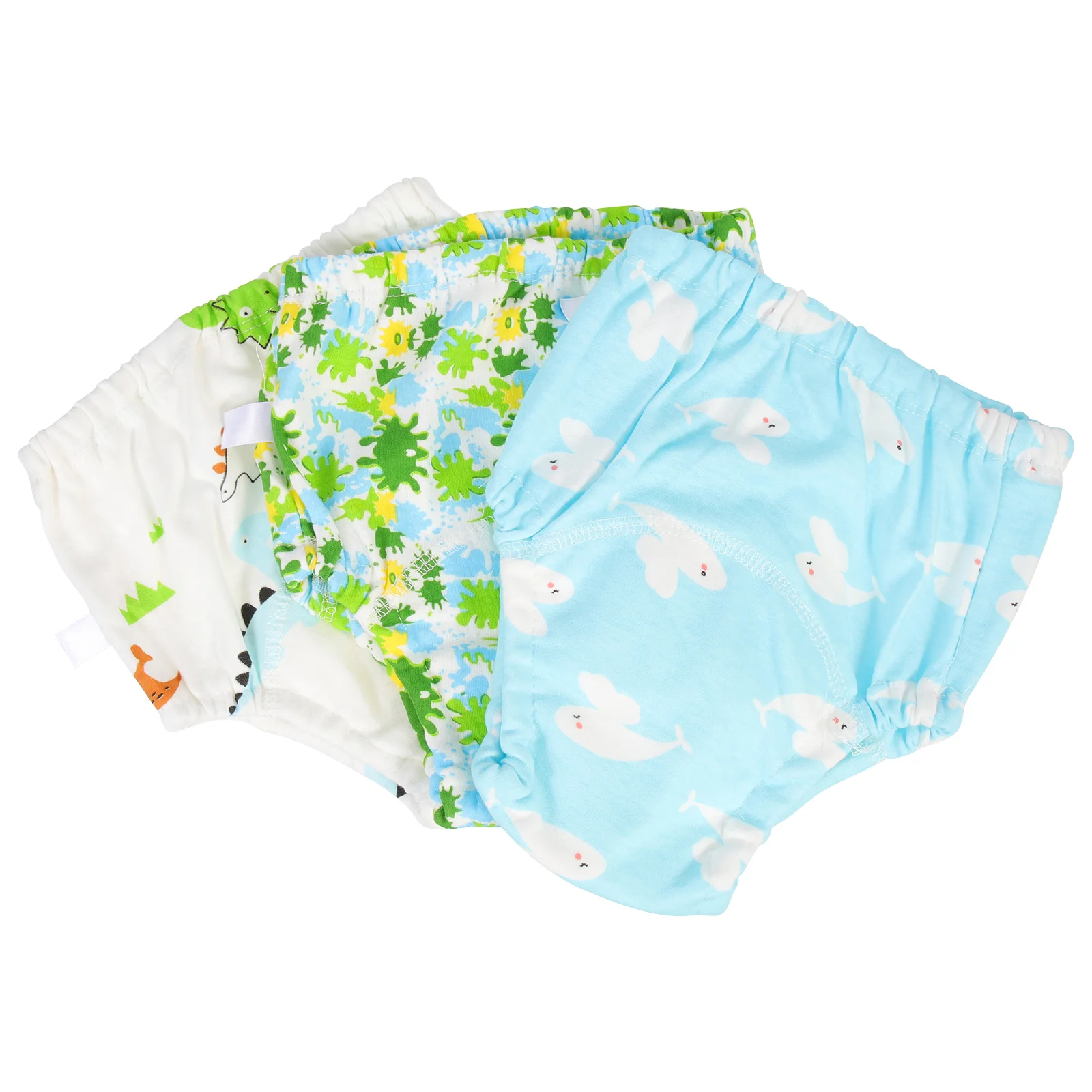 3 Pcs Swimming Diaper Pants Infant Reusable 2t Baby Diapers Training Trunks Elastic Supplies Nappy for