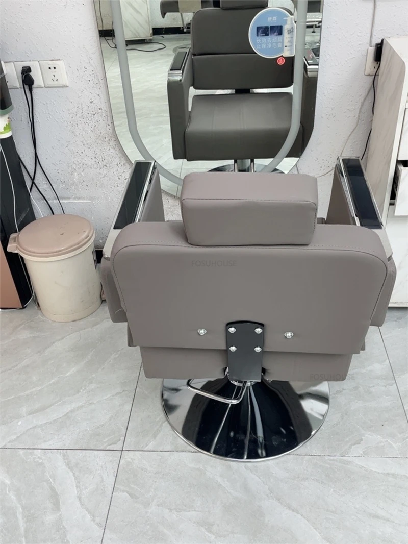 Description Picture 4 of itemHairdressing Chairs Can Put Down Barber Chairs Hair Salon Professional Barber Chair Recliner Lift Swivel Chair salon Furniture Z