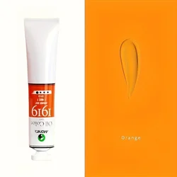 50ml Artist - Grade Oil Paint for Hand - Painted Canvas and Graffiti Art (Orange)