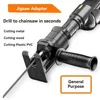 Portable Reciprocating Saw Adapter Electric Drill Modified Electric JigSaw Curve Saw Power Tool for Wood PVC Steel Pipe Cutting 2