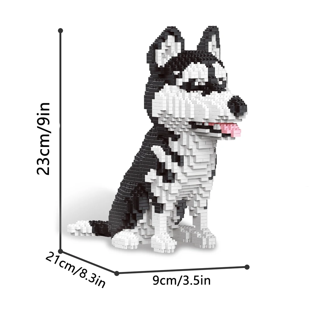 thumbnail image 1 of KNEW BUILT - Juego de bloques de construcción en miniatura para perros salchicha, juguetes educativos y recreativos, regalo para amantes de las mascotas, ladrillos decorativos, 1 of 5