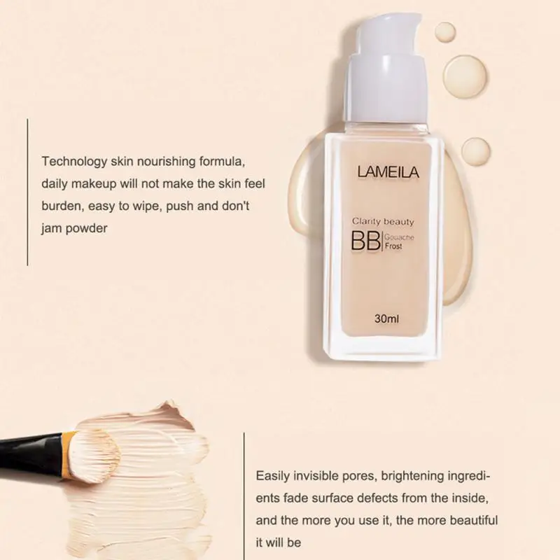 Moisturizing Formula Lasting Brightening Bb Cream Lightweight Formula Perfect Coverage Concealer Spray Gun Moisturizing Bb Cream