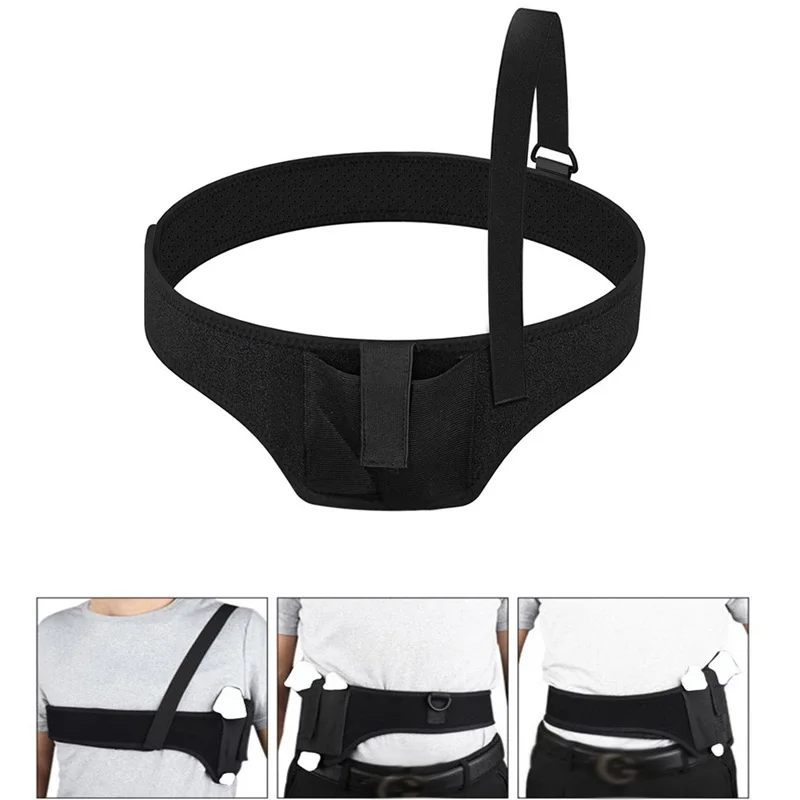 

Concealed Carry Belly Band Gun Holster Underarm Hidden Shoulder Left Right Hand Pistol Holster Tactical Handgun Accessories