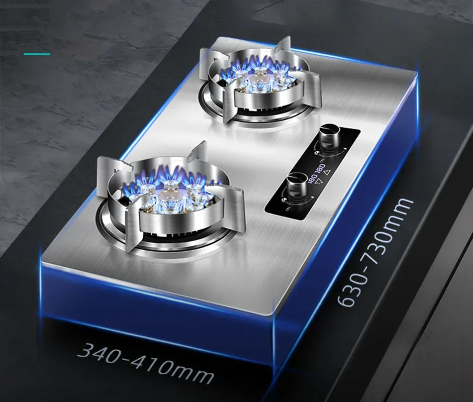 72KW52kwNaturalLiquefiedGasStoveGasCooktopStainlessSteelGas