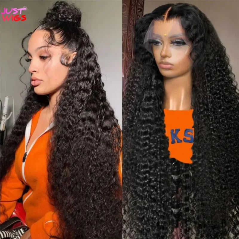 

Fukumoto Loose Curly 30Inch 13x4 Transparent Lace Frontal Wig Deep Wave 13x6 Lace Front Human Hair Wig Pre Plucked Wig for Party
