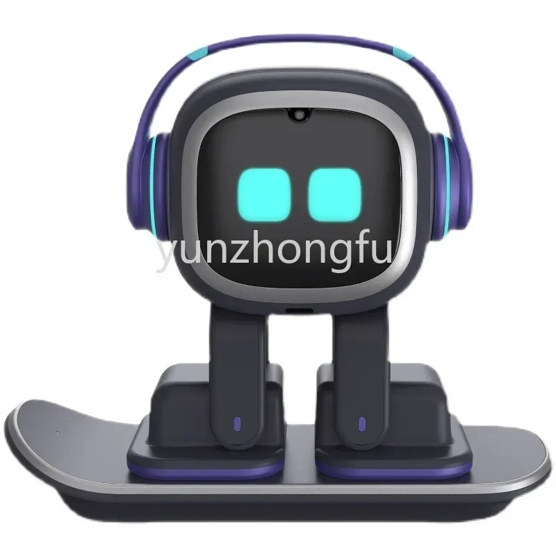 Emo Robot Intelligent Toy AI Robot Desktop Pet Emo English Companion Gift  Electronic Toy Vector