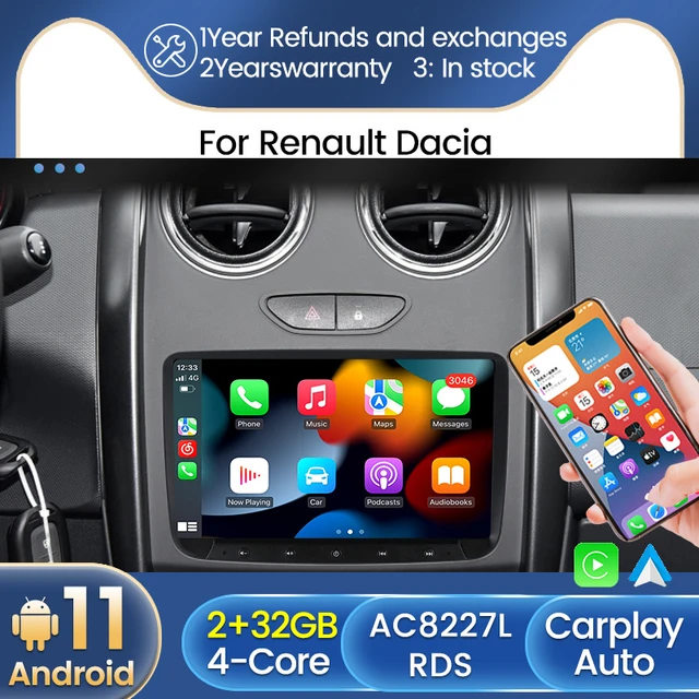 2 Din Android Car Radio For Dacia Sandero Duster Renault Captur Lada Xray 2  Logan 2 Navigation GPS Wifi Auto Multimedia Player - AliExpress
