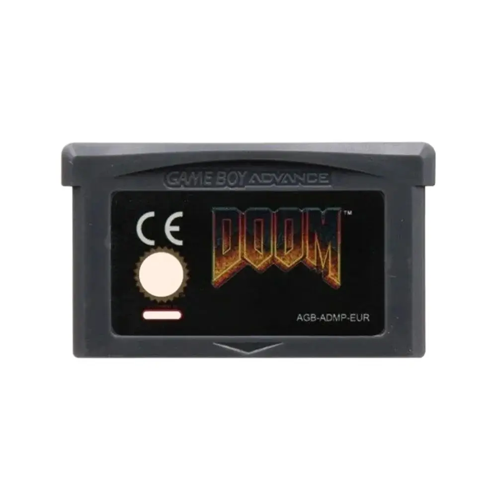 GBA 게임 DOOM 시리즈 카트리지, 32 비트 비디오 게임 콘솔 카드, DOOM 1 DOOM 2, GBA GBASP NDSL용