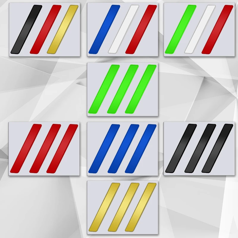Distintivo In Lega Di Zinco Car Body Trunk Fender Adhensive Emblem 3D Decalcomania Sticker Per Peugeot Strisce Decorative 408 208 206 508 308 Rc Gt