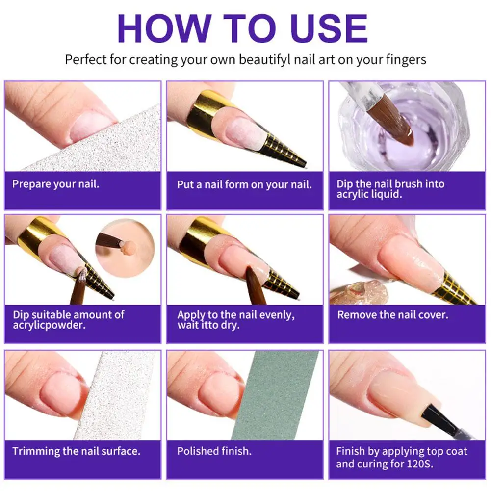40ml Nail Cleansing Liquid Quick Dry Water Cleaning Liquid Monomer Crystal for Nails Art DIY Acrylic Powder Liquid Manicure 5