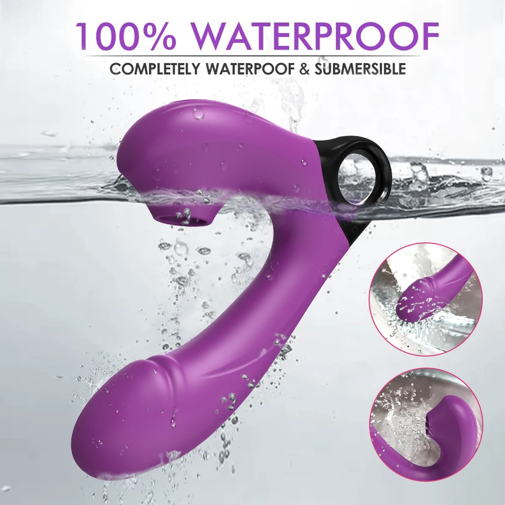 Jouets sexuels puissants à succion 15 modes Vibromasseurs godes puissants Stimulateur de clitoris du point G féminin_voghion.com