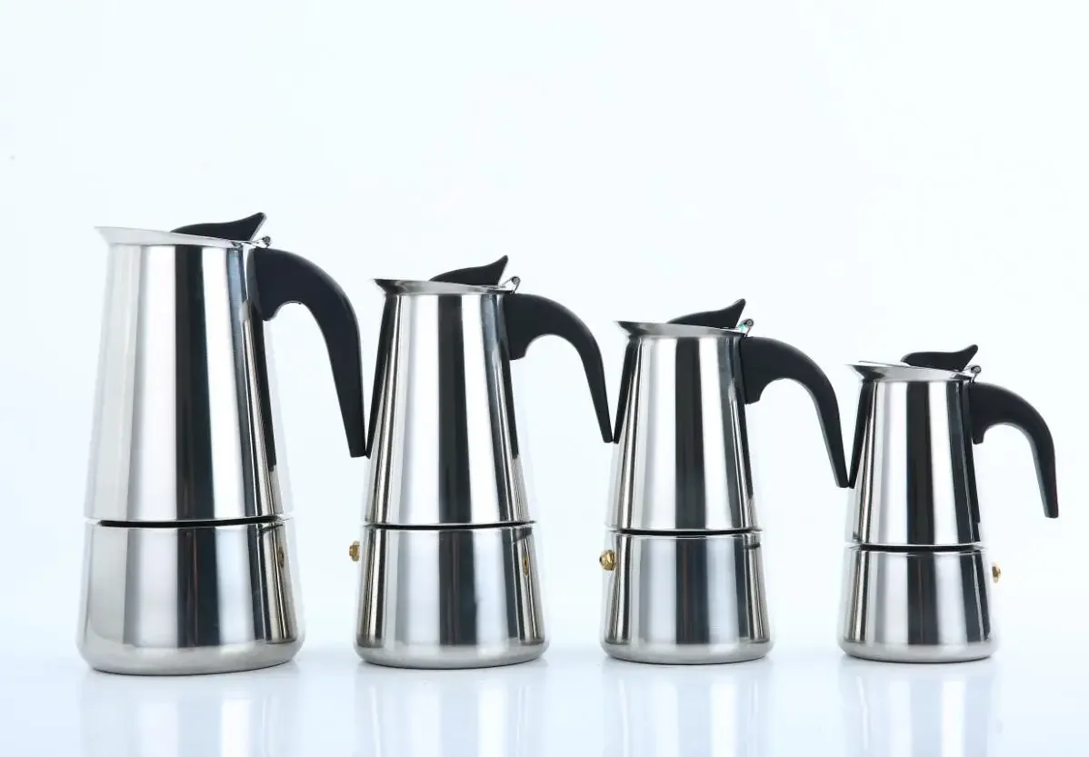 Coffee Pot Induction Coffee Pots Espresso Maker Stainless Steel Stovetop Coffee Moka Pot Maker Pot Suitable for Home Camping espresso coffee maker coffee maker espresso maker