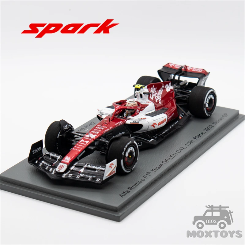 

Spark 1:43 Alfa Romeo F1 Team ORLEN C42 No.24 Zhou GuanYu 10th ltalian GP 2022 Model Car