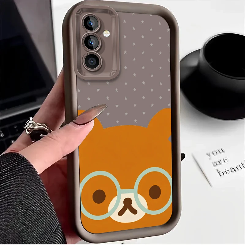 Wearing Glasses R-Rilakkuma Phone Case Cover