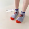 5 Pairs Spiderman Cotton Children's Socks kids Boys Short Socks Cartoon Baby Spring Summer Sock 1-12 Y 4