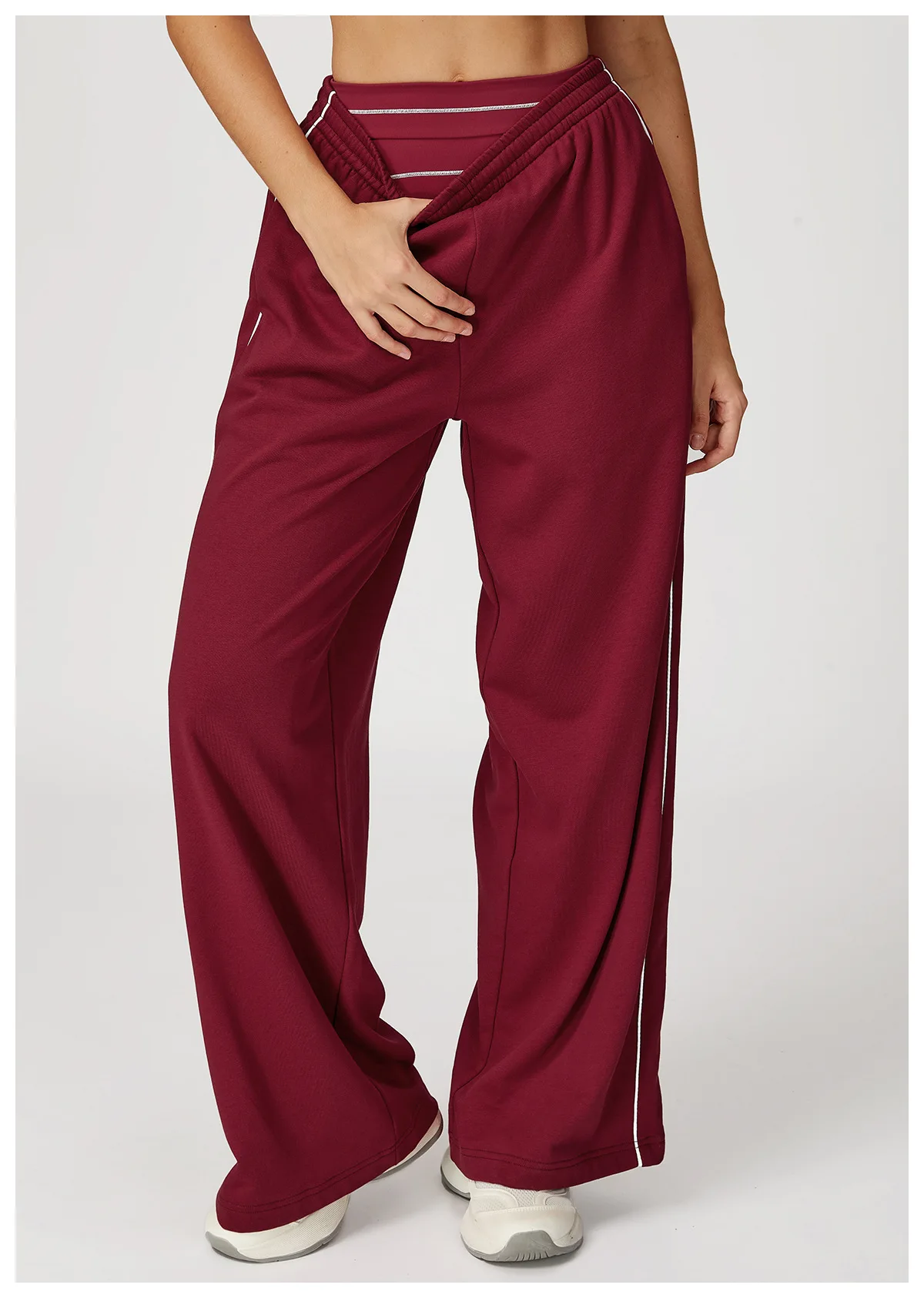 Pantalon Jogger Large Femme avec Poches
