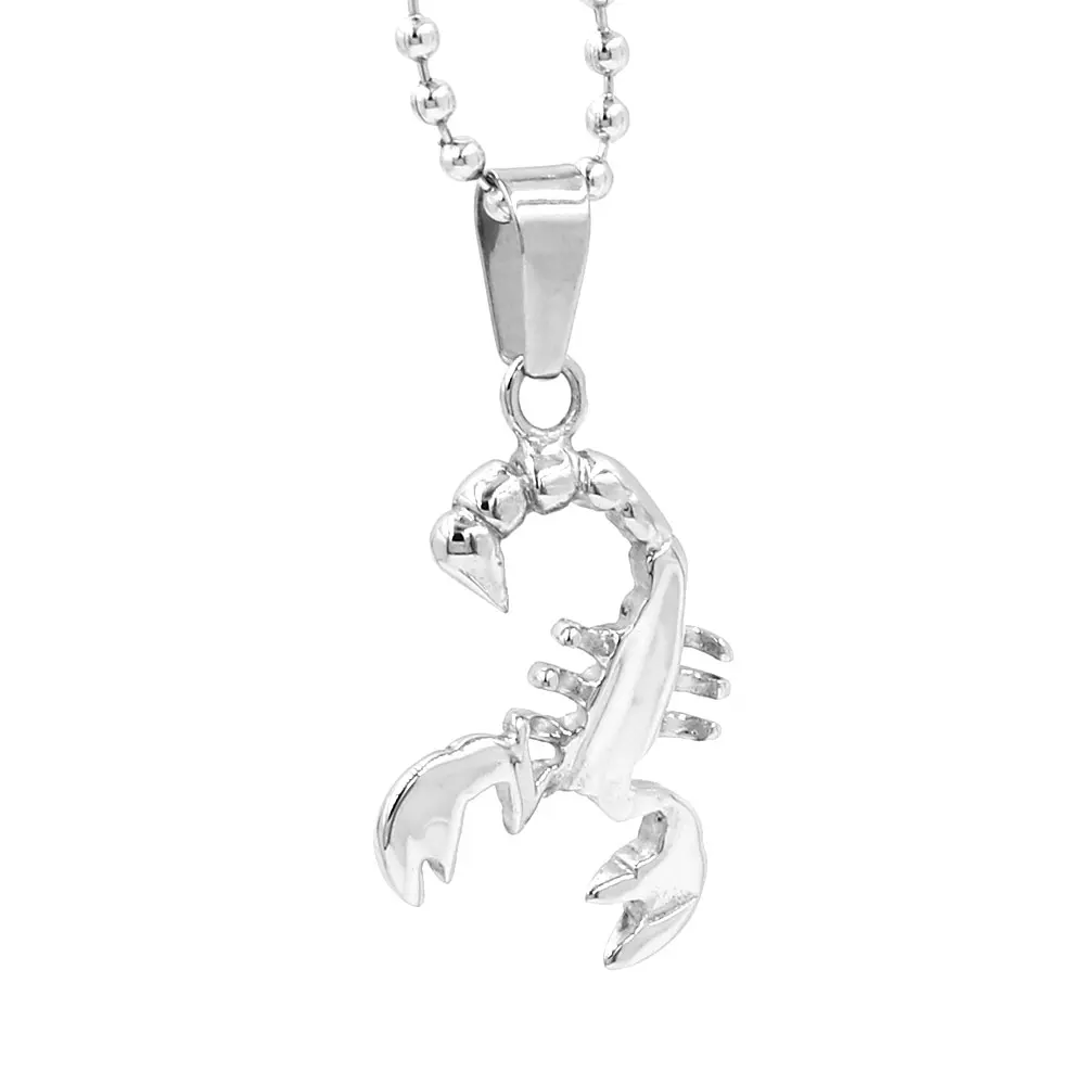 Fashion Little Scorpion Pendant Stainless Steel Jewelry Animal Swingable Joint Scorpion Biker Pendant For Men Women Kid as Gift 3