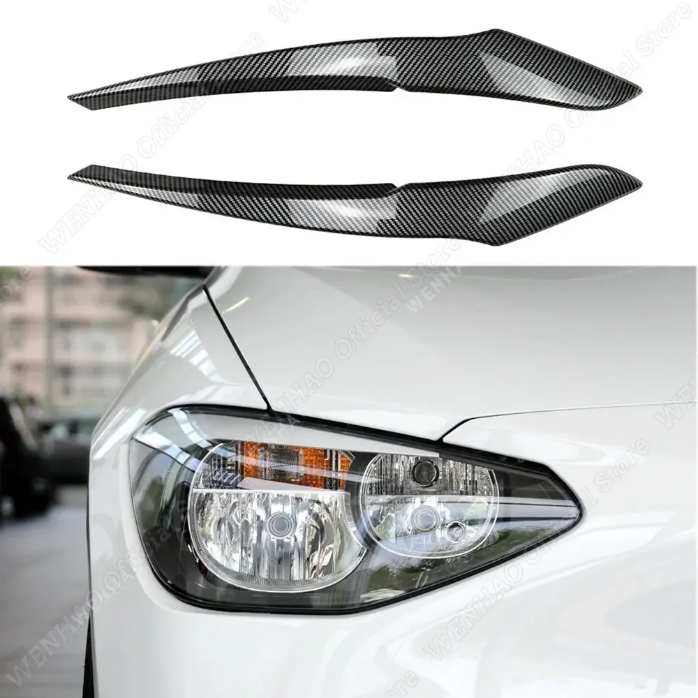 Car Evil Eye Headlight Eyebrows Eyelids for BMW 1er F20 F21 Facelift  2015-2019 M Performance Bodykits Tuning Apron Accessories