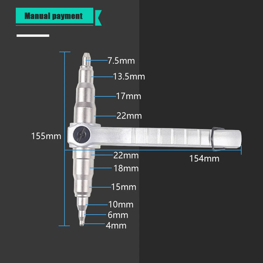 Soft Copper Tube Expander Manual Refrigeration Install Hand Expanding For Repairing Connecting Refrigeration Air Conditioner