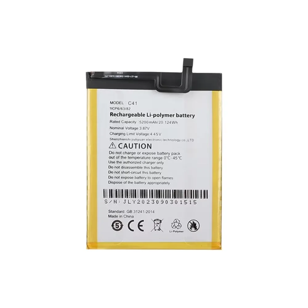 Originale Per Cubot NOTE 21 Nota 40/50 Batteria 5200mAh Sostituzione Del Telefono Mobile Batteria di Backup Batterie Per Cubot C41 Batteria - Image 5