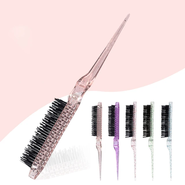 1pc crystal hair brush, used to comb the side and back of hair, suitable for both men and women For Hair Accessories