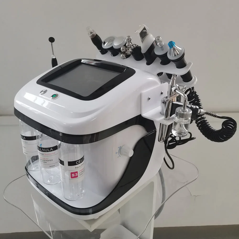 10 in 1 Water Oxygen Jet Peel Beauty Skin Cleansing Facial Cleansing Machine Facial Machine Water Aqua Peeling