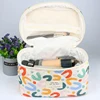 1 Piece Cosmetic Bags For Women As Shown Cotton + Polyester Organizer Storage Make Up Bag, Travel Toiletry Bags, Handbags Purses 1