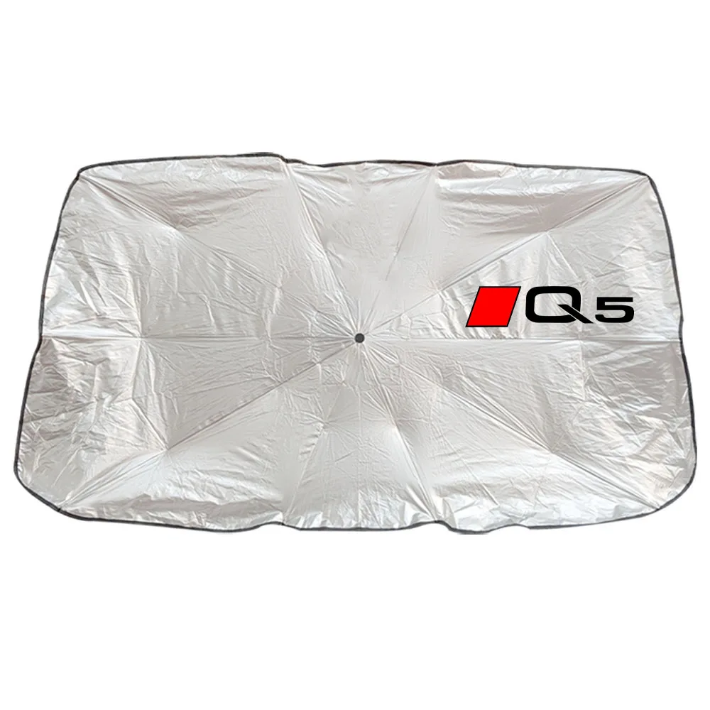 Car Windshield Parasol Sun Shade Protector Accessories Anti-UV For Audi A5 A7 A8 Q2 Q3 Q5 Q7 Q8 TT A3 8P 8V A4 B8 B6 A6 C6 C5 C7 car parasol car sun visor shade
