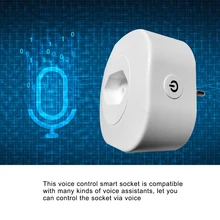 

WiFi Smart Plug Sockets 16A EU Plug Tuya Smart Life APP Work with Alexa Google Home Smart-Home Automation