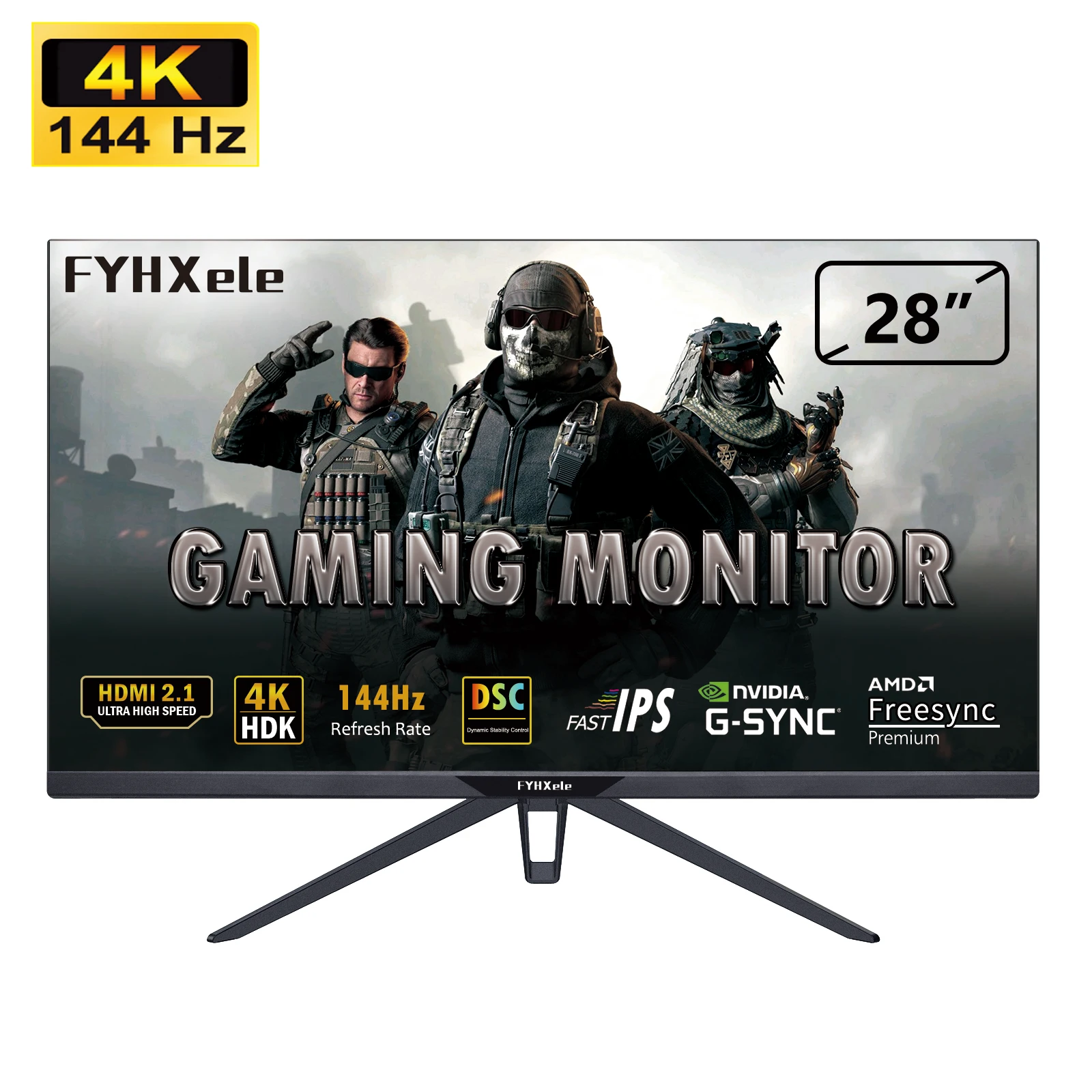 Монитор игровой 28 дюймов 144 Гц 4K IPS с пультом ДУ | Компьютеры и офис