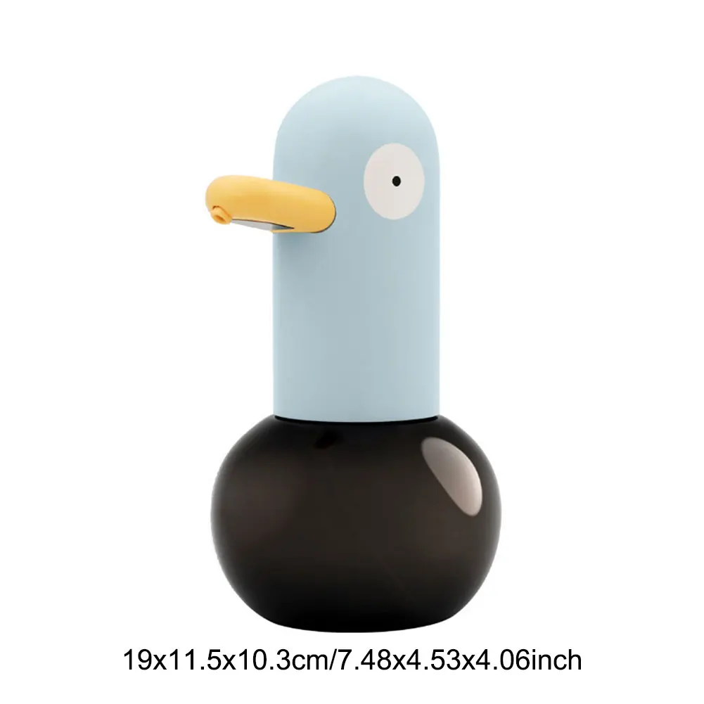 420ml Smart Soap Dispenser Touchless Motion Sensor Electric Washing Hand Device Cute Duck Automatic Liquid Foam Soap Dispenser 6