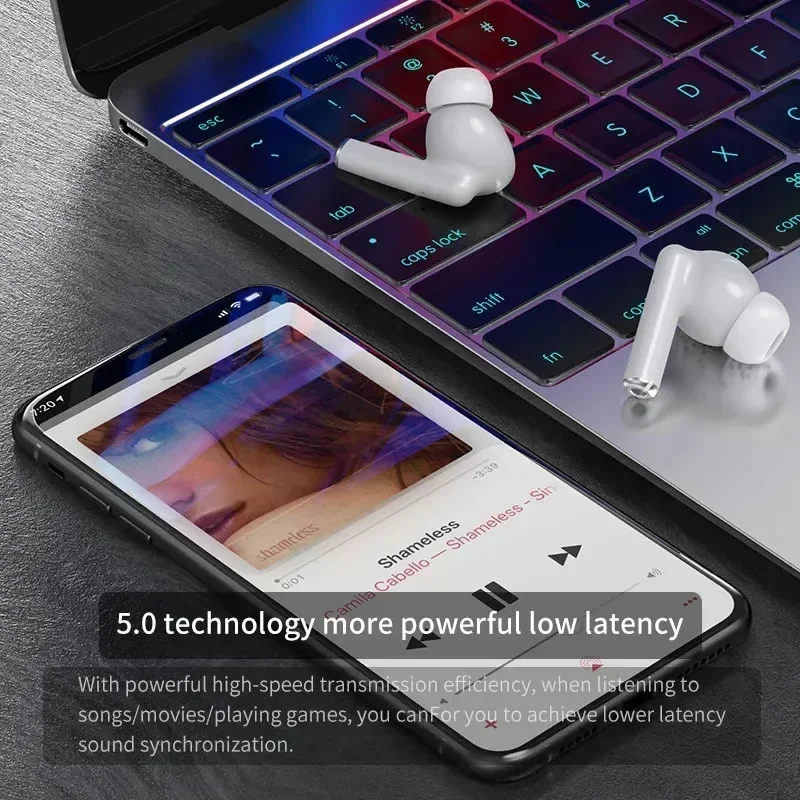 PRO10 Wireless Headphones Earphone Bluetooth Headphones 5.0 Waterproof Wireless Headset with Mic for Xiaomi IPhone Pro10 Earbuds 4