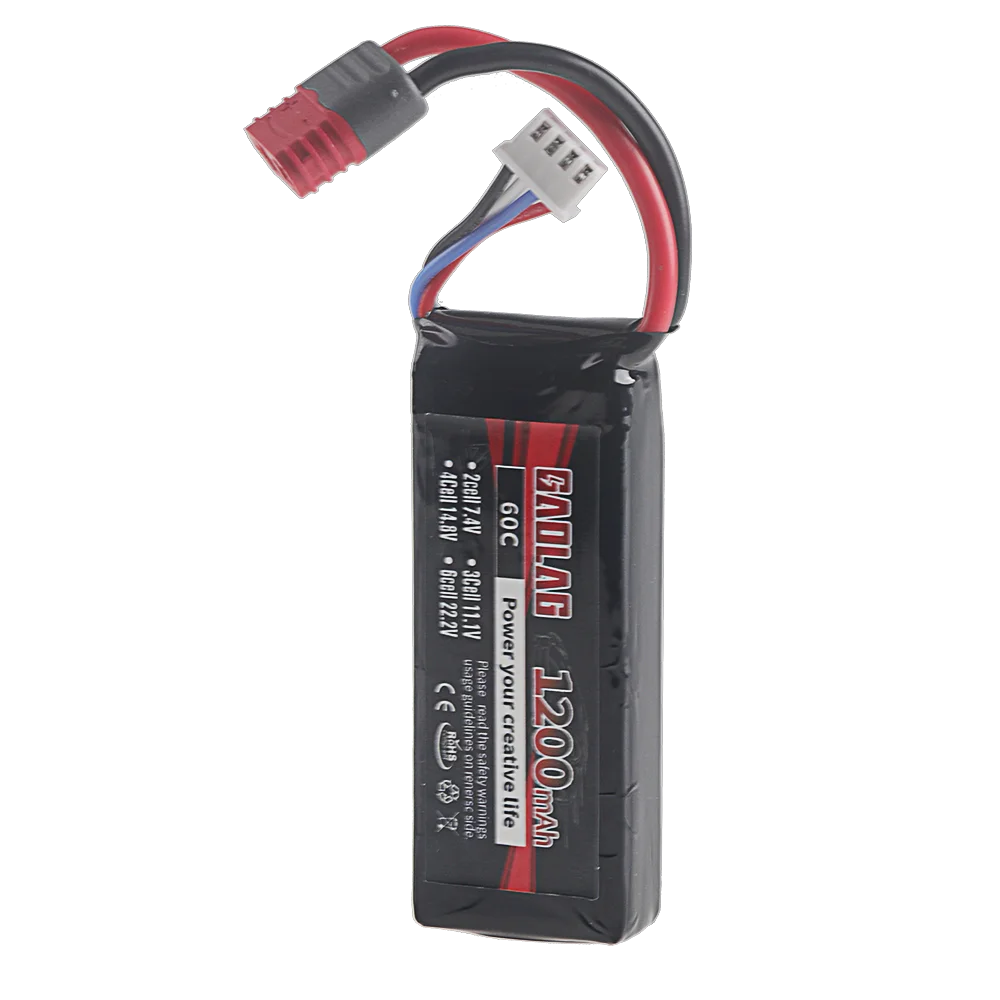 Batterie LiPo 3S 11.1V 1500mAh XT30/XT60/T pour RC Drone Hélicoptère