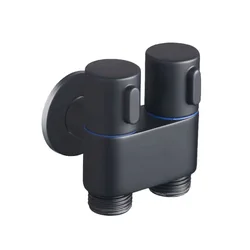 Hygienic Bidet Shower Kit with Dual Outlet Valve (Black valve-B)