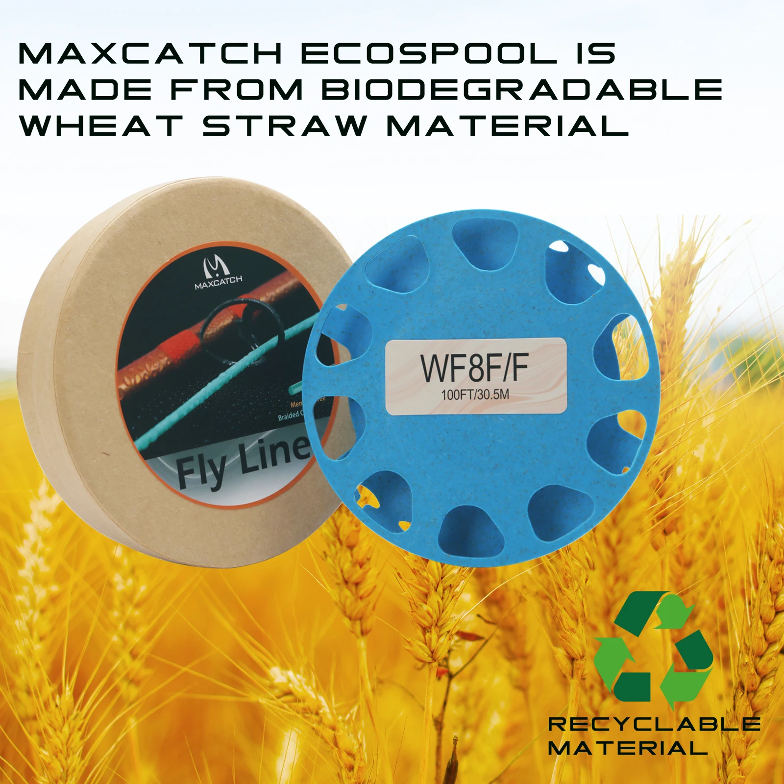 Maximumcatch Outbound Short Fly Fishing Line 6–10 WT 100 Fuß Gewicht vorwärts Salzwasser-Fliegenschnur mit 2 geschweißten Schlaufen – Detail 7