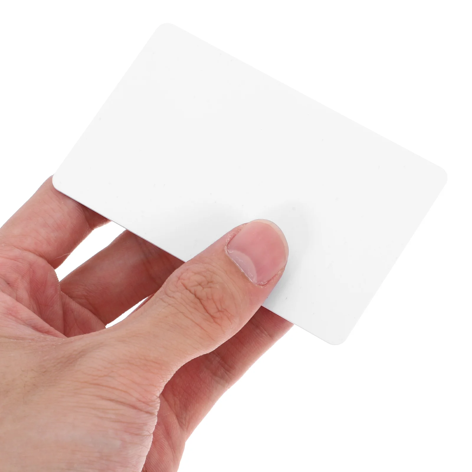 Blank Cards 50 Pcs Buisness PVC Business Plastic 855X540X010CM Blanks White Printable business cards