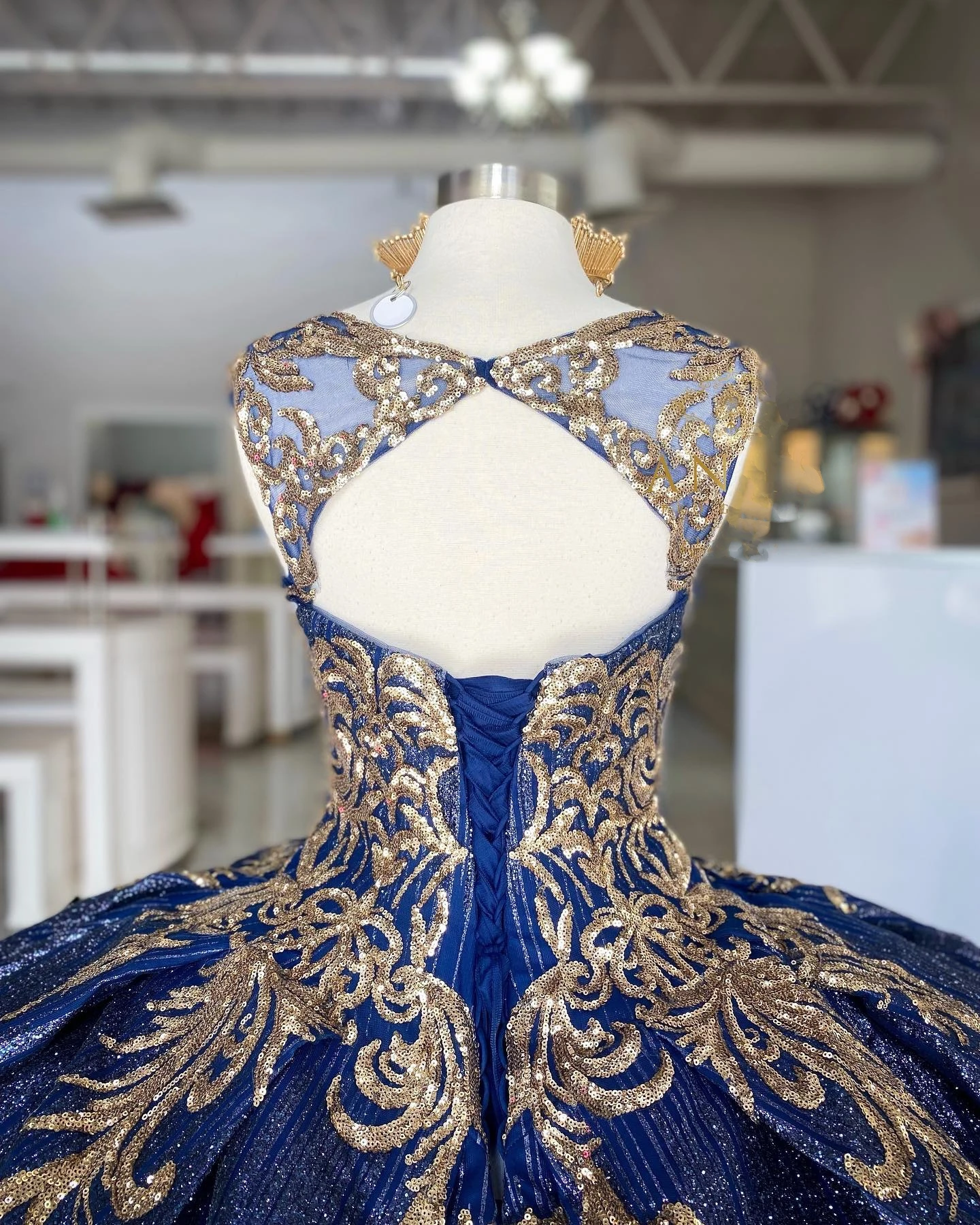 Indigo quinceanera dresses outlet