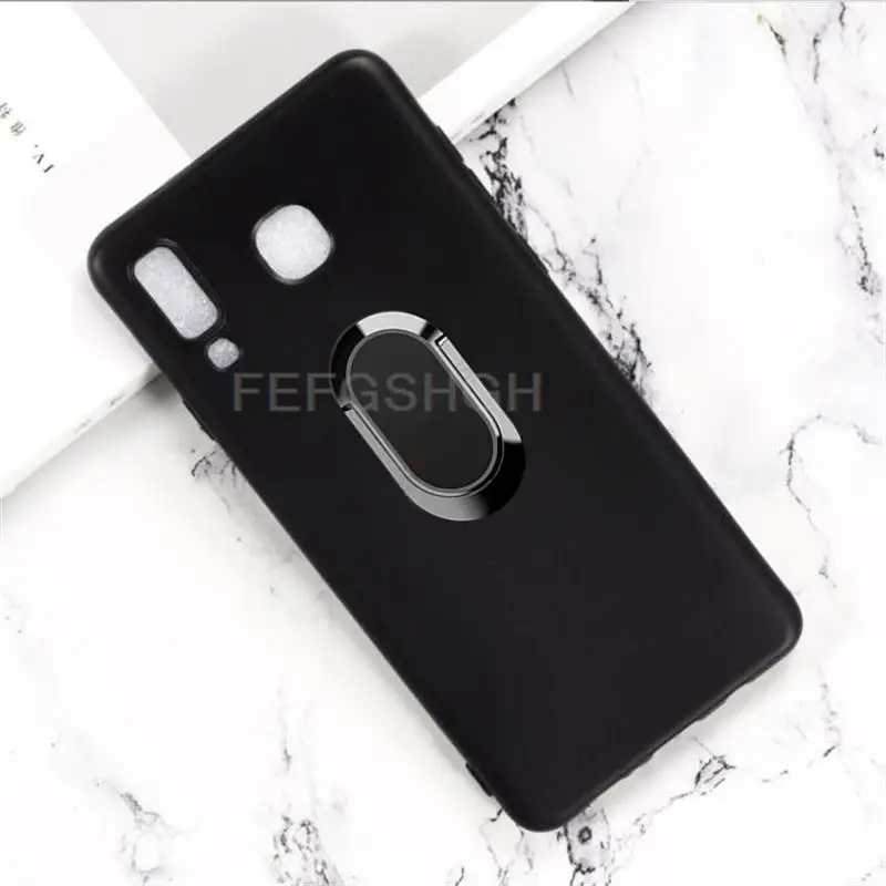Per Samsung Galaxy A8 Star Galaxy A9 Star 6.3 "Supporto Per Anello Posteriore Staffa Per Telefono Custodia Per Smartphone Tpu Cover Morbida In Silicon